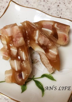 簡単！ご飯にも♪お酒にも♪豚耳の煮こごり-レシピのメイン写真