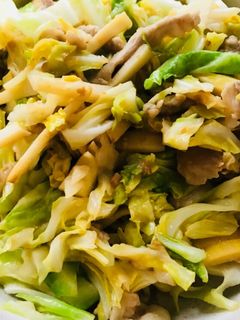 簡単♬筍と豚肉キャベツの味噌炒め-レシピのメイン写真
