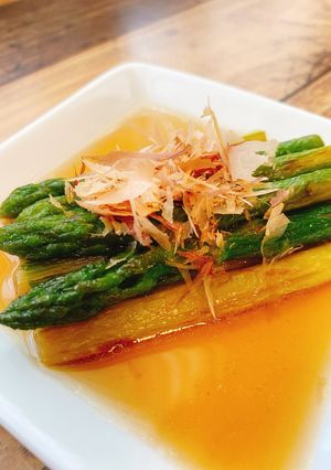 めんつゆで簡単！アスパラの焼きびたし-レシピのメイン写真