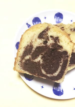 簡単！マーブルパウンドケーキ-レシピのメイン写真