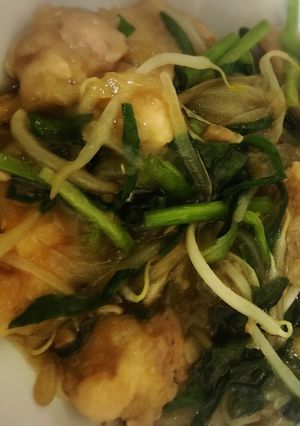 鶏肉とニラのオイスター炒め-レシピのメイン写真