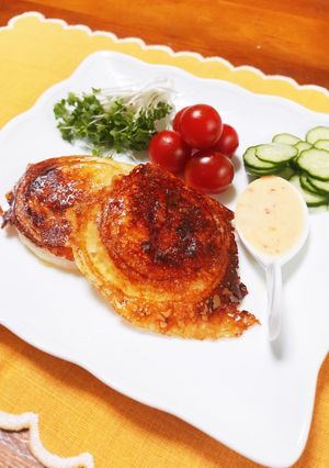 新玉ねぎのチーズ焼き。スイチリマヨソース-レシピのメイン写真