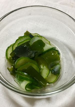 きゅうりとワカメの酢の物-レシピのメイン写真