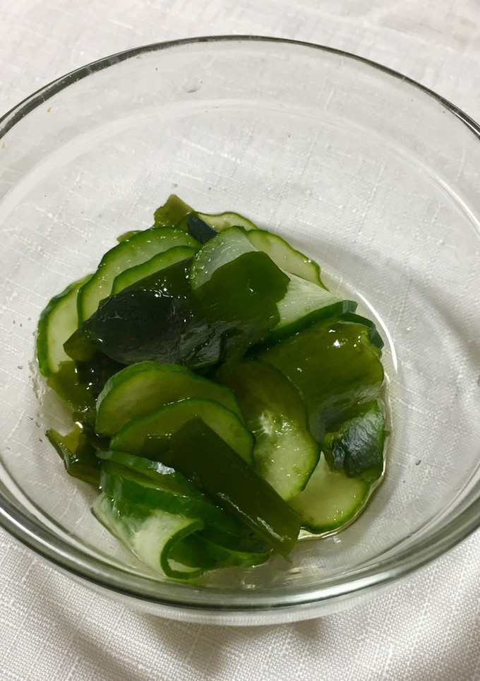 きゅうりとワカメの酢の物-レシピのメイン写真