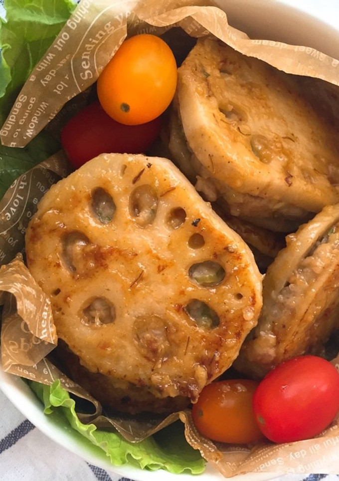 蓮根のはさみ焼き-レシピのメイン写真