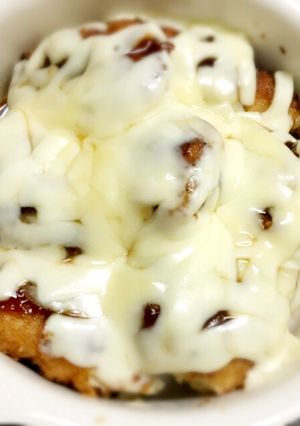卵なしササミかつの甘口ソースチーズのせ-レシピのメイン写真