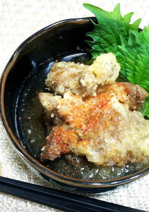 豚レバーの揚げ出し♪-レシピのメイン写真