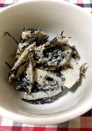 れんこん・ごぼう・ひじきのごまマヨサラダ-レシピのメイン写真