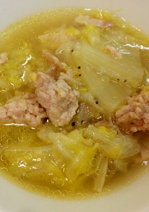 《 わが家の白菜スープ 》-レシピのメイン写真