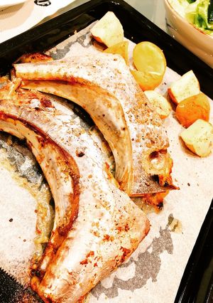 簡単!マグロのカマ洋風オーブン焼き^ ^-レシピのメイン写真
