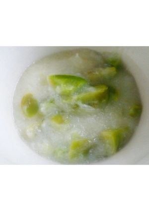 離乳食中期〜【空豆のクリームスープ】-レシピのメイン写真