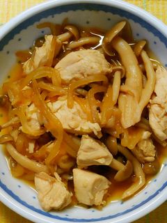 鶏ささみとしめじ もやしのニンニク醤油煮-レシピのメイン写真