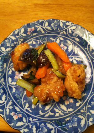 鶏肉の黒酢あんかけ風-レシピのメイン写真