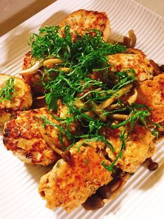 とりひき肉と豆腐の大葉つくね-レシピのメイン写真