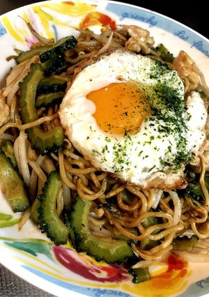 ゴーヤ焼そば(^^)♪-レシピのメイン写真