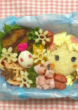 キャラ弁☆アナと雪の女王 エルサ弁当-レシピのメイン写真