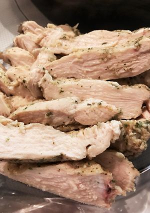 蒸して簡単しっとり♬ハーブサラダチキン♬-レシピのメイン写真
