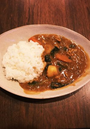 我が家のやみつきカレー♡小松菜のカレー♡-レシピのメイン写真