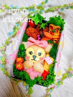 『シェリーメイ♡応援』弁当♡キャラ弁-レシピのメイン写真