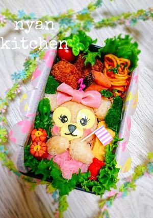 『シェリーメイ♡応援』弁当♡キャラ弁-レシピのメイン写真