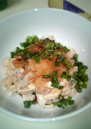 簡単！鳥皮おろしポン酢-レシピのメイン写真