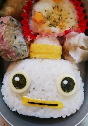 キャラ弁☆ガラピコぷ~のガラピコ-レシピのメイン写真