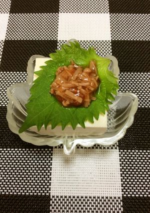 超簡単❤梅練りと大葉の冷奴(*^^)v-レシピのメイン写真