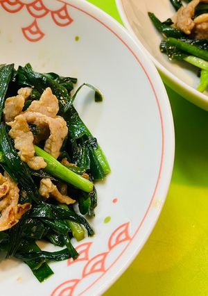 ＊豚肉とニラの塩麹オイスター炒め＊-レシピのメイン写真