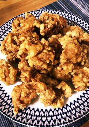 鶏とホクホクにんにくの竜田揚げ-レシピのメイン写真