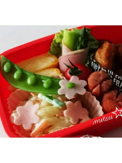 スナップえんどうdeお弁当を華やかに♪-レシピのメイン写真