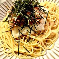 รูปของ ツナと大根おろしのさっぱりスパゲティ✨