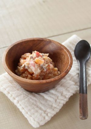 【離乳食初期】魚と人参のヨーグルトサラダ-レシピのメイン写真