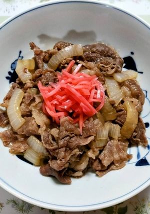 簡単昼食・今夜の夕飯！我が家の牛丼肉料理-レシピのメイン写真