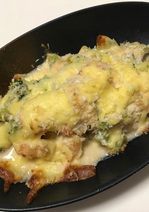 海老とブロッコリーのお豆腐グラタン-レシピのメイン写真