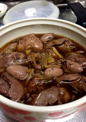 ふわふわの鶏レバー生姜煮-レシピのメイン写真