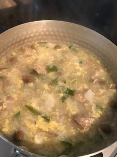 風邪ひきさんに塩味おじや-レシピのメイン写真