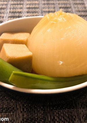 とろふわ！新玉ねぎと高野豆腐の炊飯器煮-レシピのメイン写真