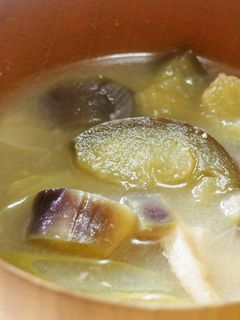 なすの味噌汁♪とろとろ食感♪-レシピのメイン写真