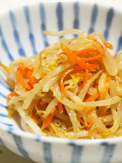 もやしと人参のごま和え♪シャキシャキ食感-レシピのメイン写真