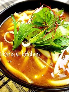残ったカレーで☆簡単☆カレーうどん♪♪-レシピのメイン写真