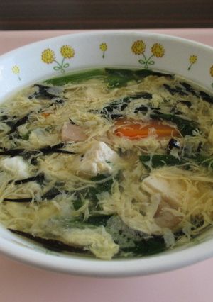 ひじきと卵のスープ ★宇都宮学校給食-レシピのメイン写真