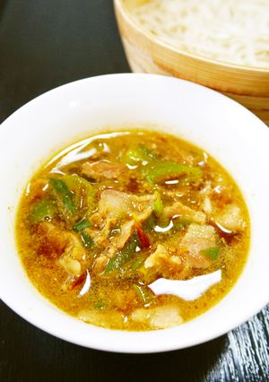 糖質オフつけ麺～すりゴマ入りねぎ豚だれ～-レシピのメイン写真