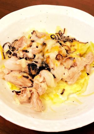 塩昆布で豚バラチーズ！キャベツ入り-レシピのメイン写真