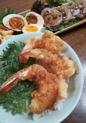 小エビ天丼-レシピのメイン写真