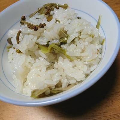 もっちもち！山菜おこわ風炊き込みご飯