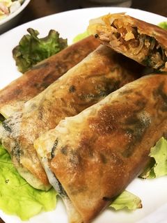 豚キムチーズ☆焼き春巻き-レシピのメイン写真