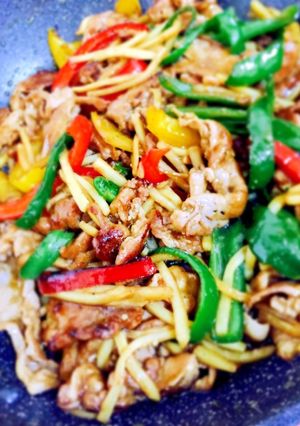 簡単青椒肉絲☆肉とピーマン細切り炒め-レシピのメイン写真