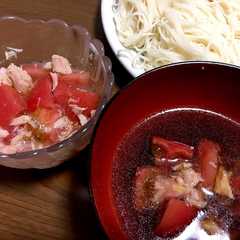 和えるだけ☆トマトツナそうめん-レシピのメイン写真