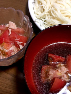 和えるだけ☆トマトツナそうめん-レシピのメイン写真