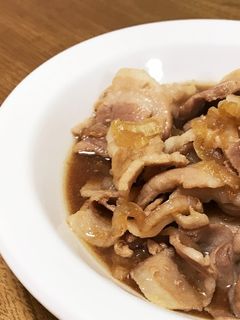 豚バラと玉ねぎの生姜焼き-レシピのメイン写真